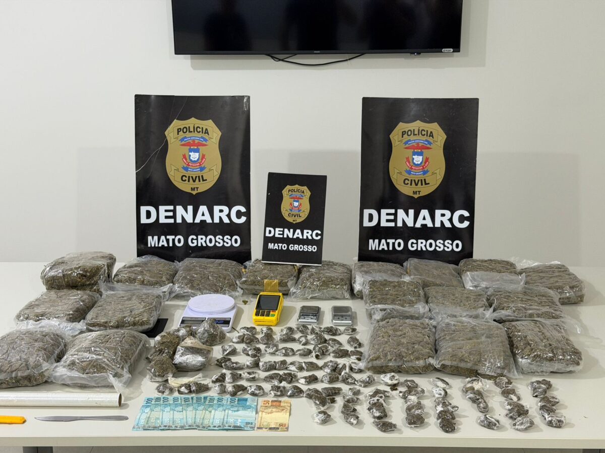 Polícia Civil apreende 152 quilos de entorpecentes e desarticula ponto de distribuição ligado a facção criminosa