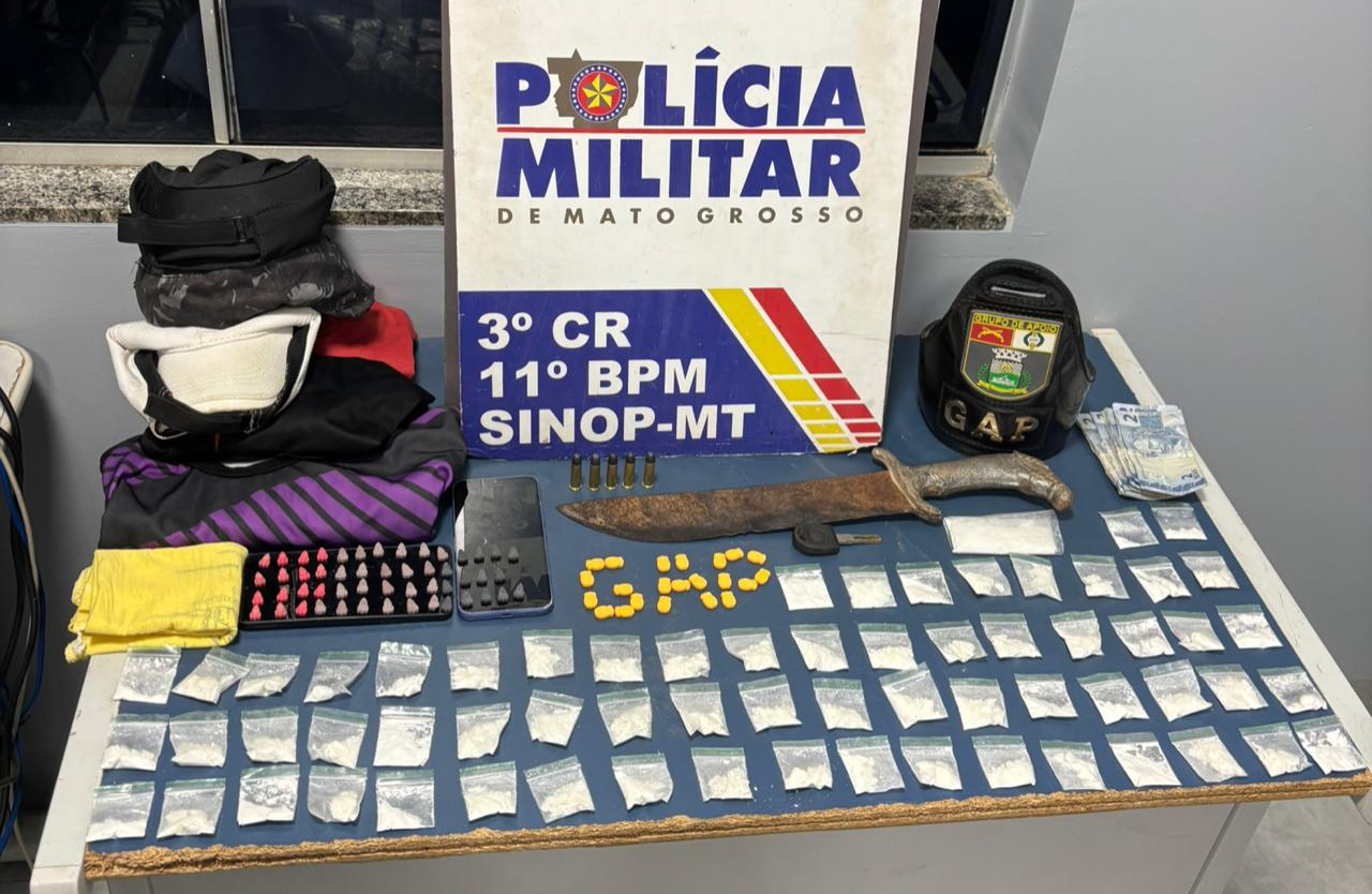 Polícia Militar apreende dupla por sequestro mediante tortura e 431 porções de drogas