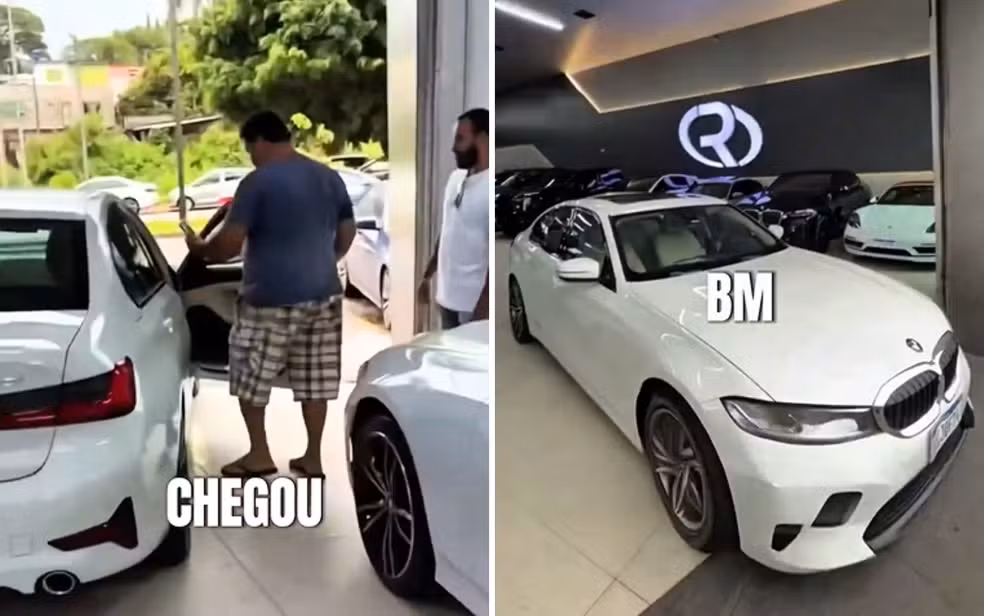 Cliente surpreende ao chegar com ‘roupa simples’ e chinelo e comprar dois carros de luxo em Goiás