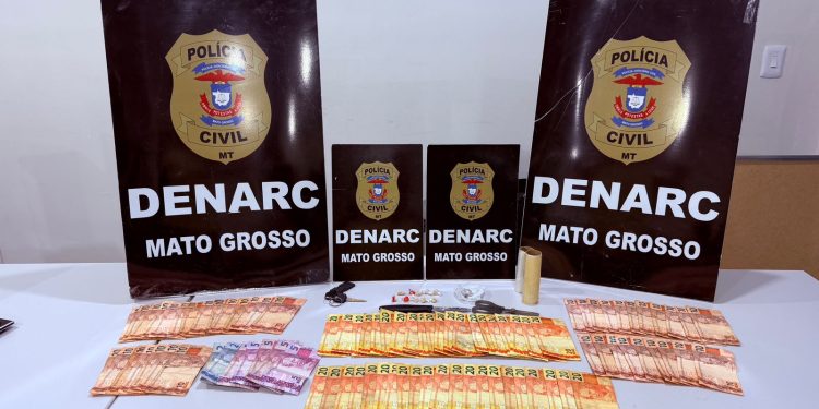 Polícia Civil prende mãe e filho por tráfico de drogas em Várzea Grande