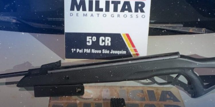 Suspeito de violência doméstica e porte ilegal de arma é preso em Novo São Joaquim