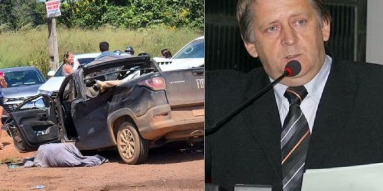 Presidente da Câmara de Sinop morre em grave acidente na BR-163; vídeo