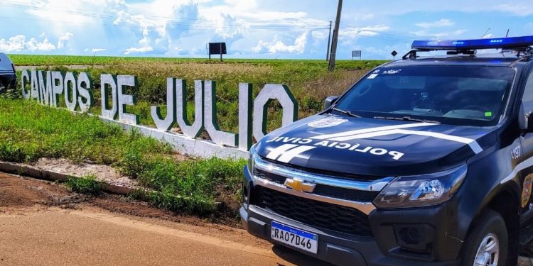Polícia Civil prende suspeito de prática de homicídio em Campos de Júlio