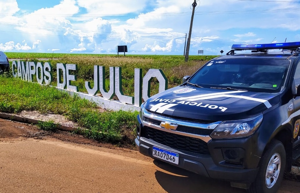 Polícia Civil prende suspeito de prática de homicídio em Campos de Júlio