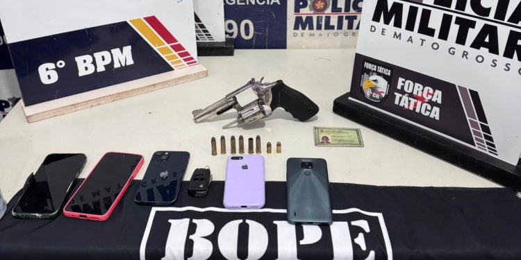 Polícia Militar detém quadrilha suspeita por homicídio em Cáceres