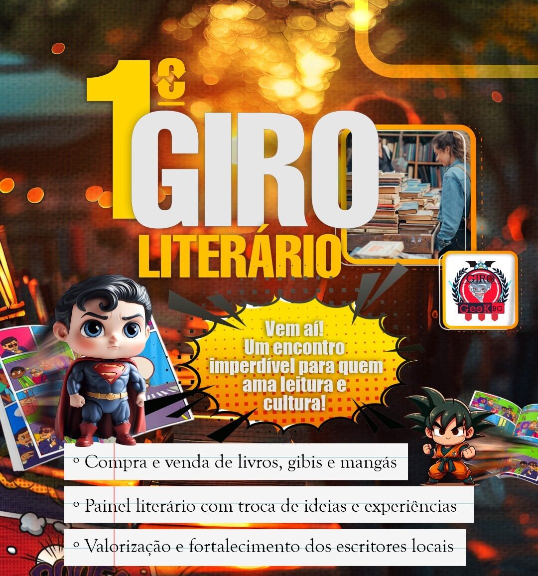Giro Literário estreia em Barra do Garças com programação voltada aos amantes dos livros