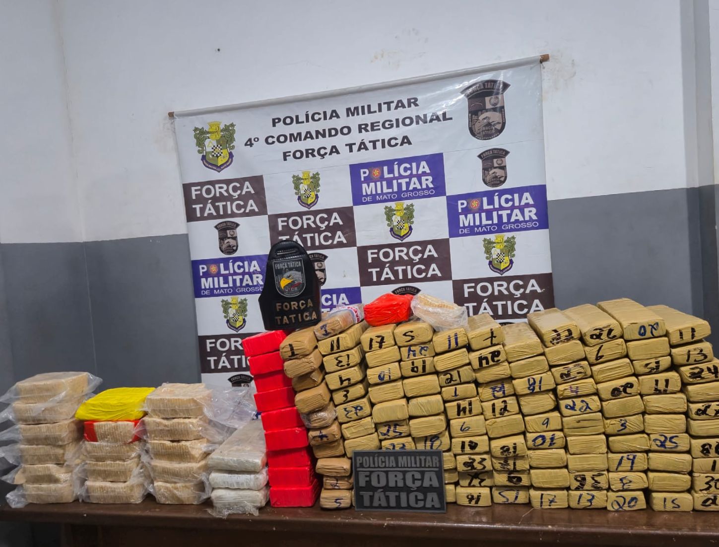 Força Tática apreende 141 quilos de drogas e causa prejuízo de R$ 2,5 milhões às facções criminosas