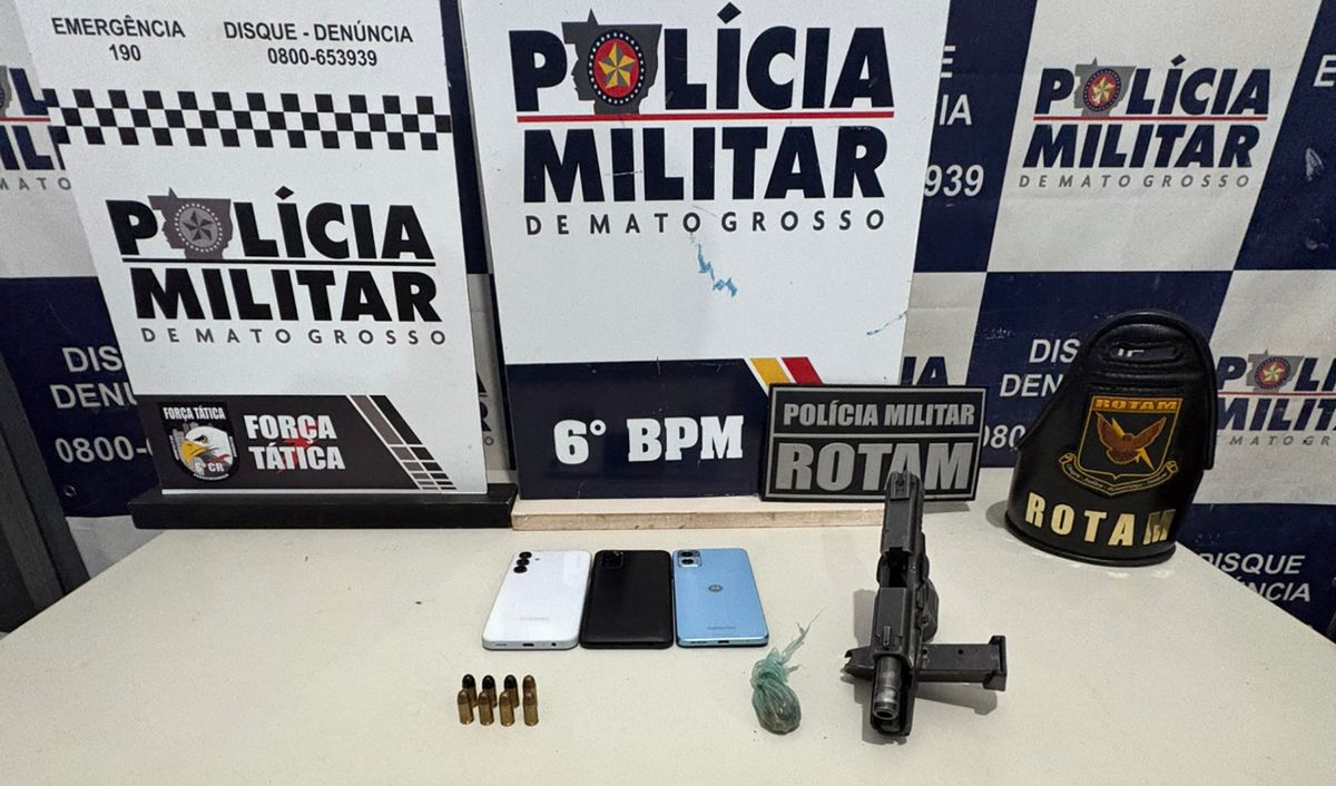 Polícia Militar prende dois faccionados em flagrante após homicídio em Cáceres