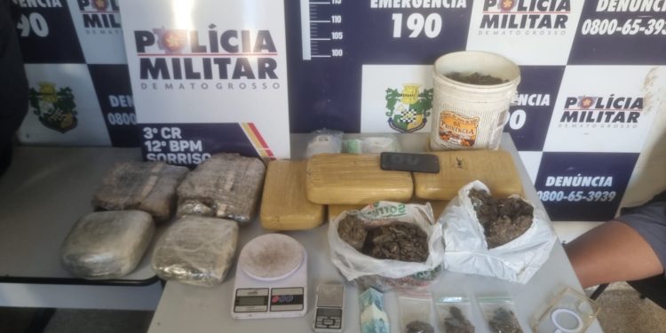Polícia Militar prende homem com 11 quilos de supermaconha em Sorriso