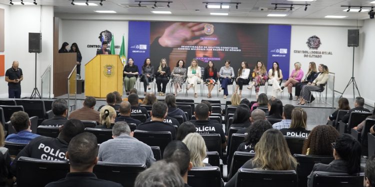 Polícia Civil realiza seminário de investigação de crimes contra mulheres em razão de gênero