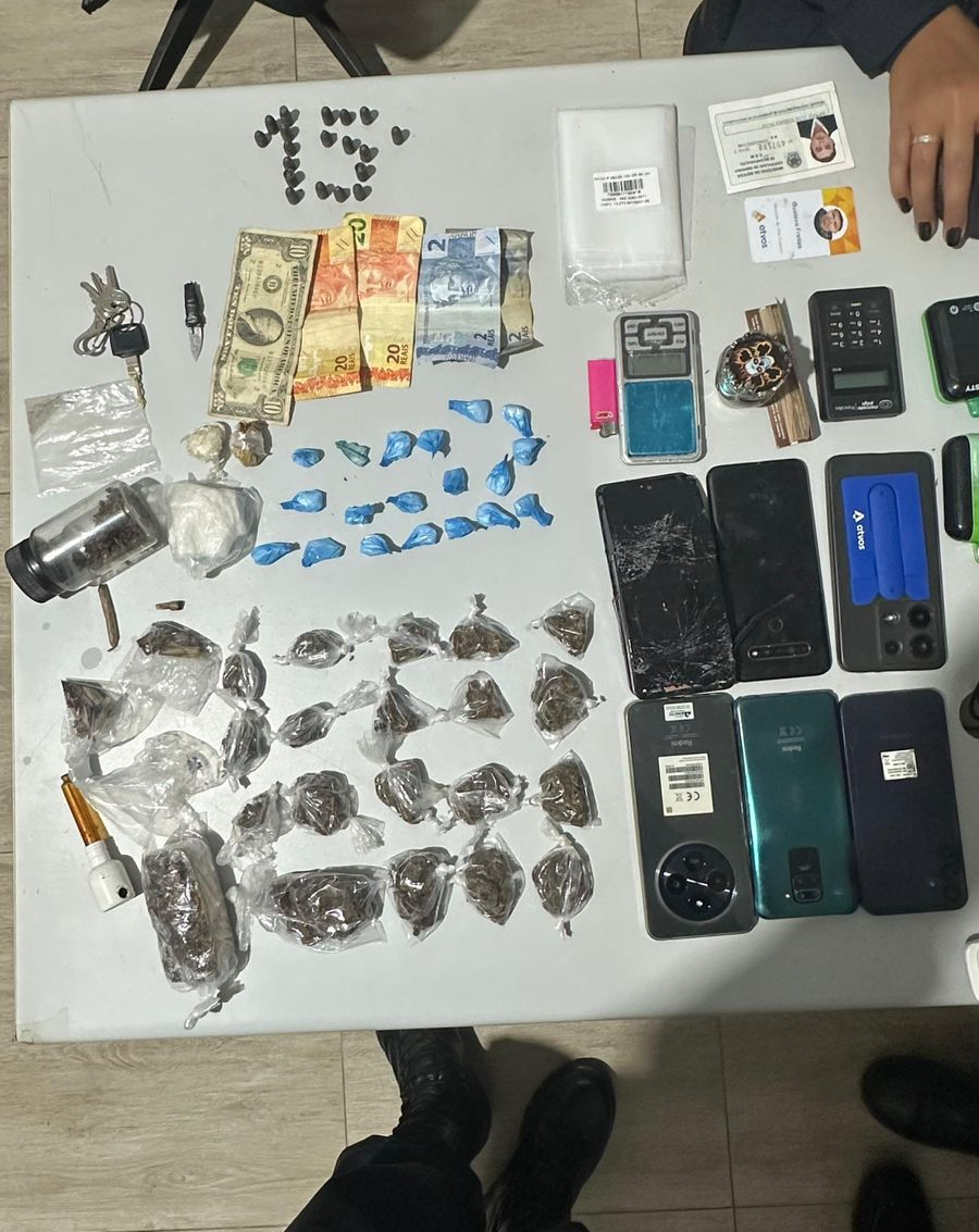 Três homens são presos em flagrante pela PM suspeitos por tráfico em Alto Araguaia