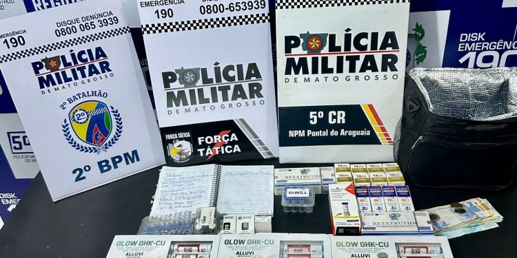 Casal é flagrado transportando medicamentos e produtos de origem suspeita em Pontal do Araguaia
