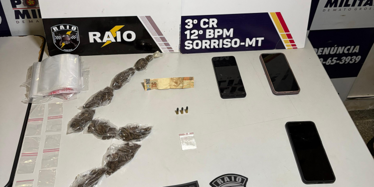 Polícia Militar detém quatro integrantes de facção criminosa suspeitos por tráfico de drogas