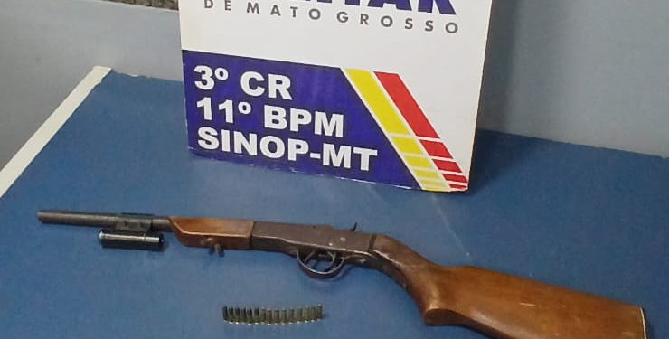 Polícia Militar prende suspeito de agredir e ameaçar esposa de morte com arma de fogo