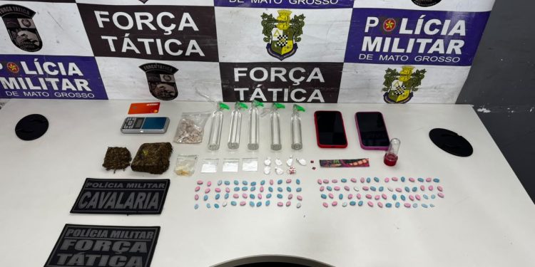 Polícia Militar apreende 172 porções de drogas e prende mulher suspeita por tráfico