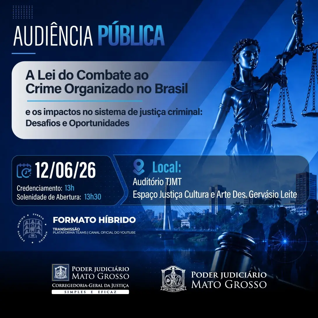 Audiência pública debate impactos da Lei de Combate ao Crime Organizado no sistema de justiça