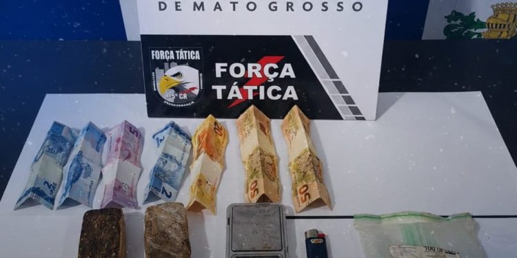 Suspeito de tráfico é preso após resistir à ação da Força Tática em Barra do Garças