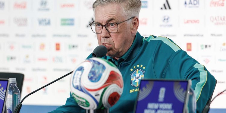 Ancelotti projeta estreia do Brasil, exalta Marrocos e evita apontar favorito na Copa