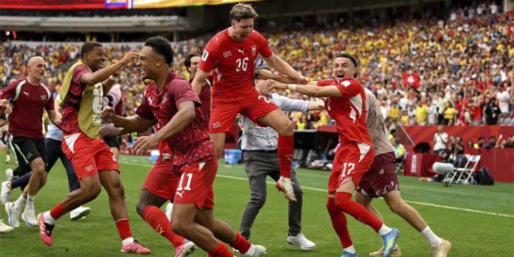 Suíça elimina a Colômbia nos pênaltis e fecha as vagas nas quartas de final da Copa do Mundo